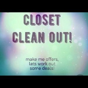 CLOSET CLEAN OUT! REASONABLE OFFERS WELCOME!